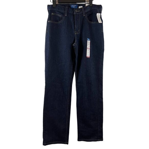 Arizona Jeans Dark Rinse Straight Fit Size 16 - Picture 1 of 3
